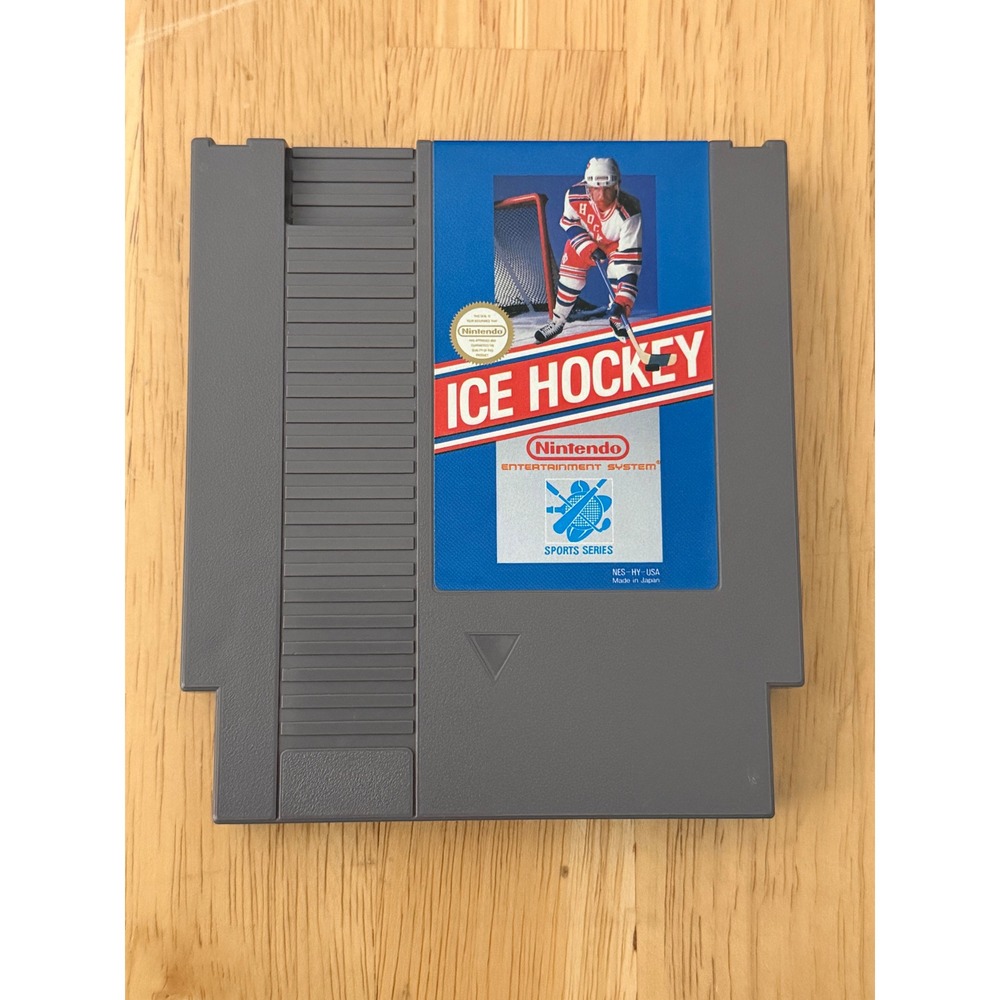 Ice Hockey Nintendo NES Video Game Cartridge NES-HY-USA Sports Series 1988